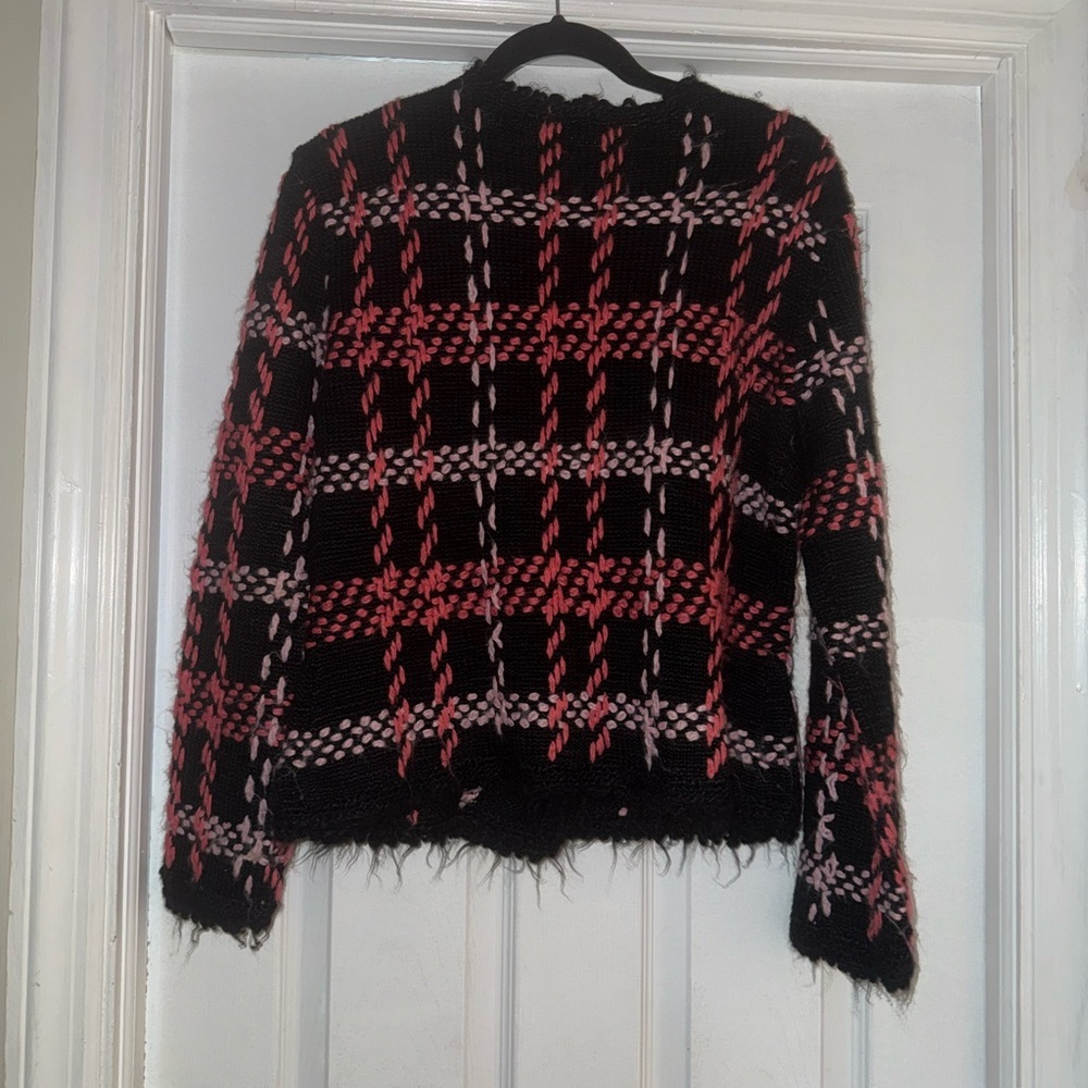π€ Vintage Talbots Plaid Knit Cardigan Sweater - Picture 4 of 8